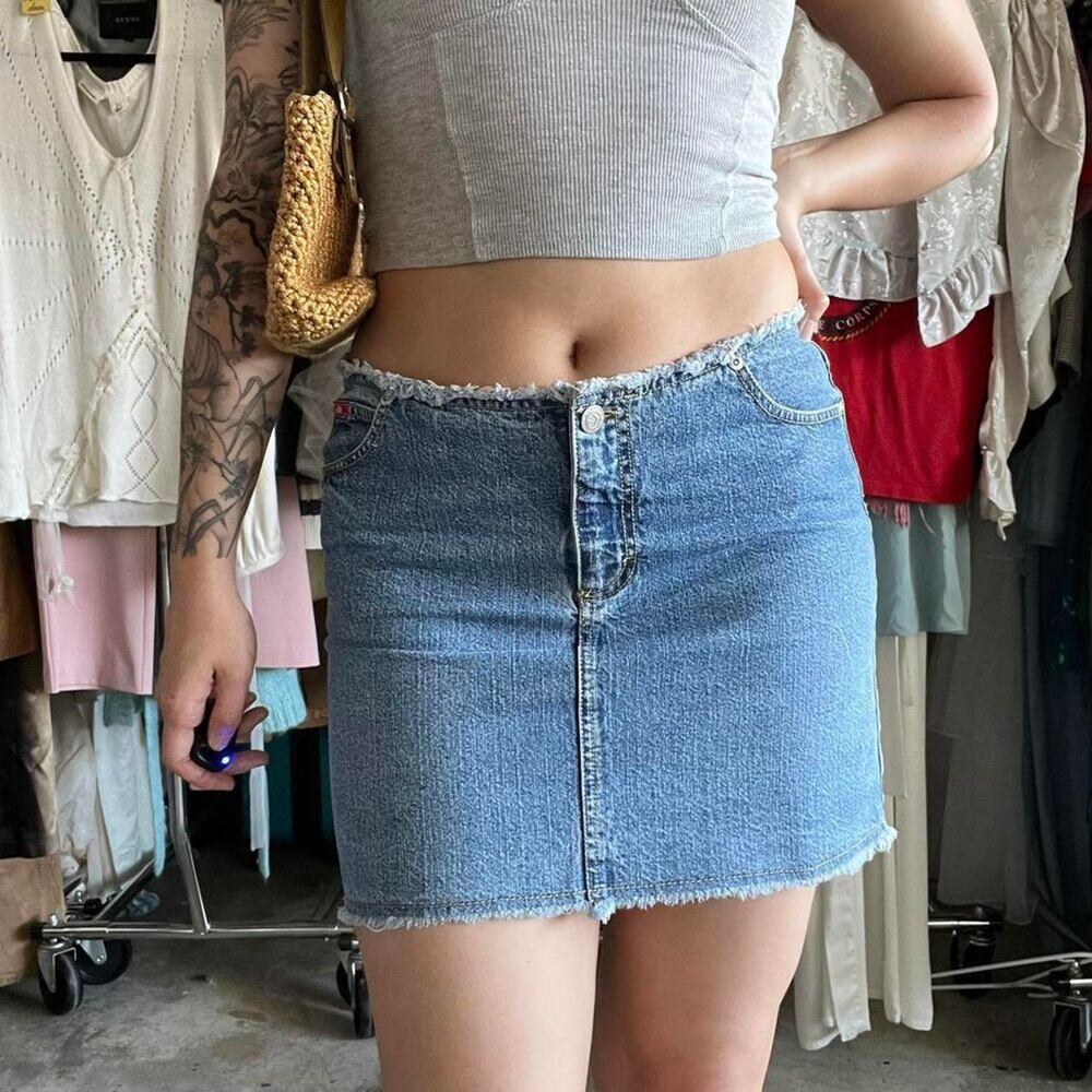 Y2K Jean Mini Skirt πΈπβ¨